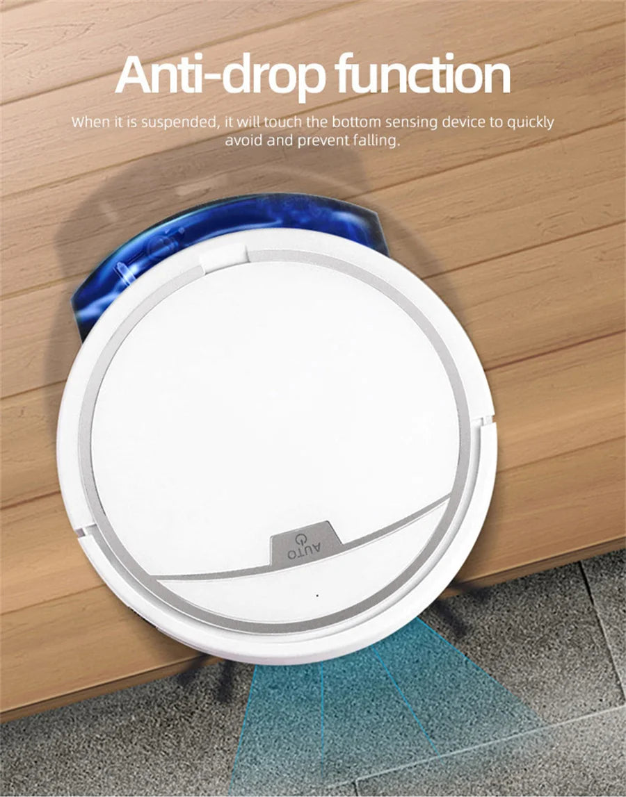 Robot Aspirateur Intelligent Sans Fil - Nettoyage & Humidification Silencieux