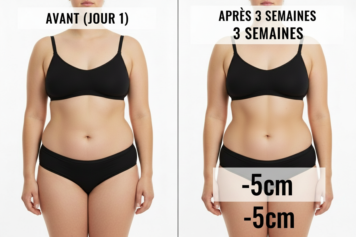 Avant/Après 3 Semaines - Transformation Spectaculaire