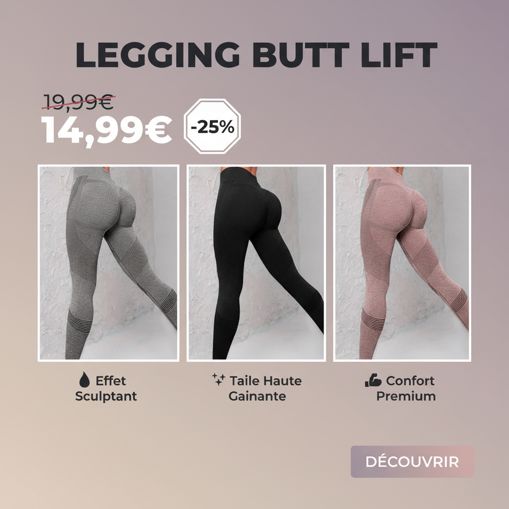 Banner Promotionnel Legging Butt Lift