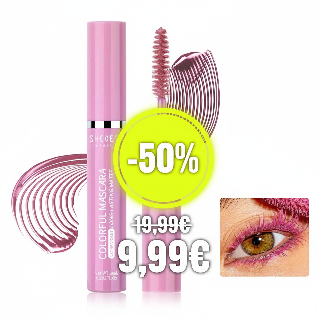 Mascara avec promotion fluo